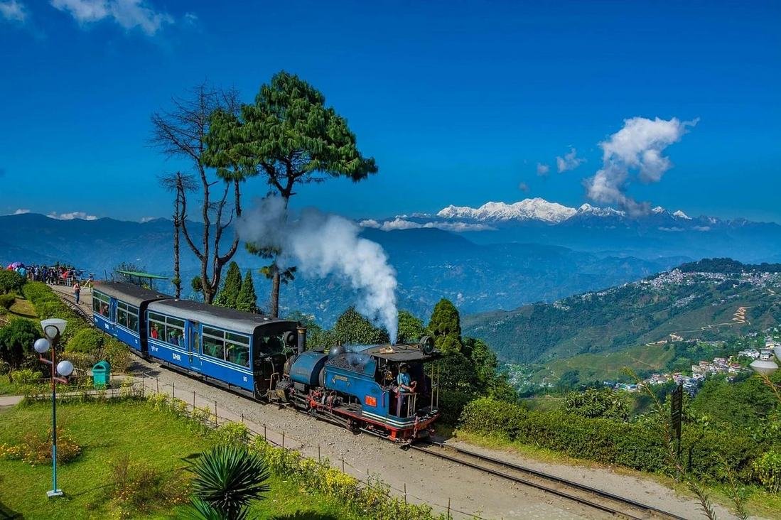 The Darjeeling Himalayan Railway toy train, West Bengal
